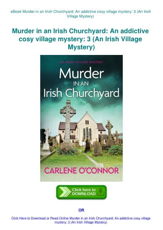 eBook Murder in an Irish Churchyard An addictive cosy village mystery 3 (An Irish Village Mystery)
