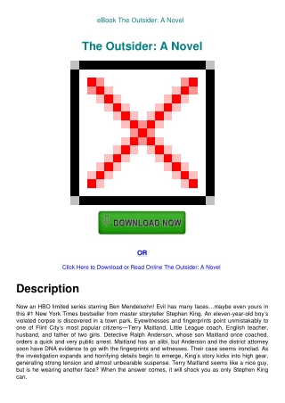 eBook The Outsider A Novel