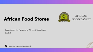 Online African Food Store.