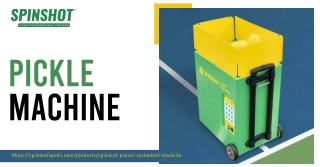 Pickle Machine – Advanced Pickleball Training with Spinshot Sports