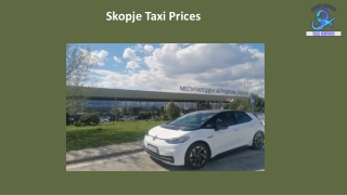 Skopje Taxi Prices