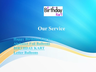 Happy Birthday Foil Balloons