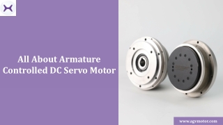 All About Armature Controlled DC Servo Motor
