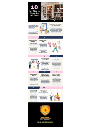 10 Key Tips to Clear the IAS Exam