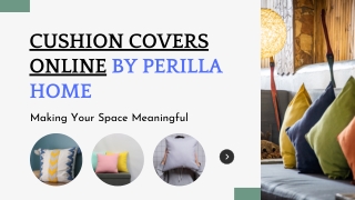 Shop Stylish & Premium Cushion Covers Online – Perilla Home