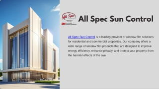 High-Quality Window Tinting for Jacksonville Homes & Offices