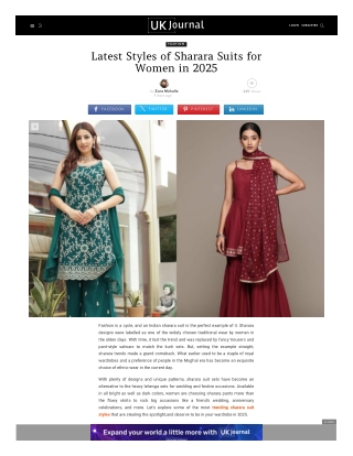 Sharara Suits: The Timeless Fashion Trend That's Back in Style