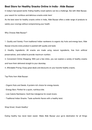 best_store_healthy_snacks