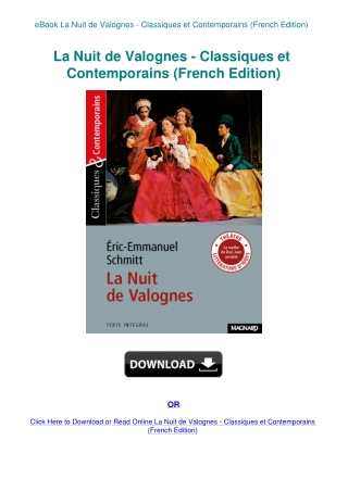 eBook La Nuit de Valognes - Classiques et Contemporains (French Edition)