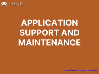 Comprehensive Application Maintenance and Support for Seamless Business Operatio