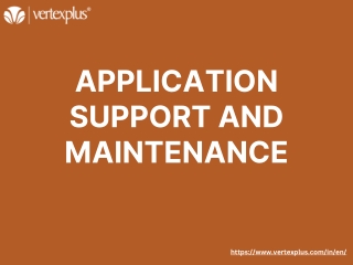 Comprehensive Application Maintenance and Support for Seamless Business Operatio