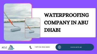waterproofing company in abu dhabi