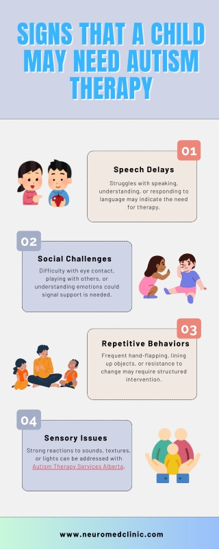 Signs That a Child May Need Autism Therapy