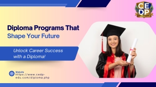 Diploma Programs That Shape Your Future