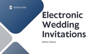 Electronic Wedding Invitations
