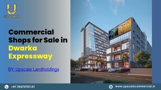 Commercial Shops for Sale in Dwarka Expressway