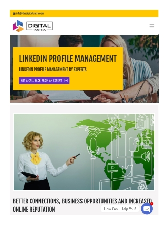 Professional LinkedIn Profile Management Services in Singapore | Digital Tantra