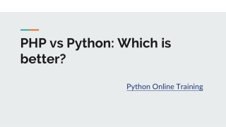 Python Online Training by Naresh I Technologies