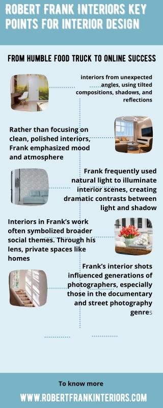 Robert Frank Interiors key points for interior design