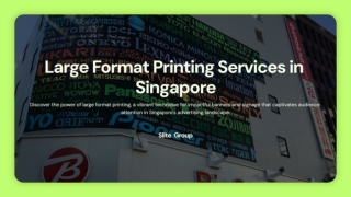 High-Quality Large Format Printing in Singapore