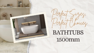 Bathtubs 1500mm