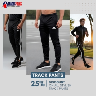 Shop Premium Track Pants at TradeFolks!