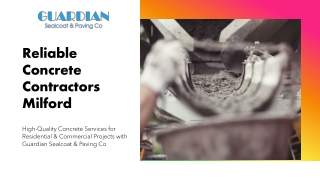 Concrete Contractors Milford