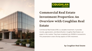 Coughlan Real Estate: Premier Commercial Properties for Development