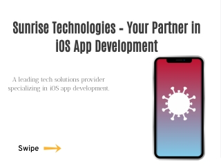 Sunrise Technologies – Your Partner in iOS App Development