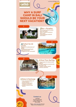 Why a Surf Camp in Bali Should Be Your Next Vacation?