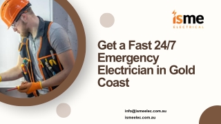 Get a Fast 247 Emergency Electrician in Gold Coast