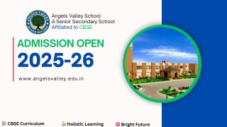 Angels Valley School Admission Open 2025-26