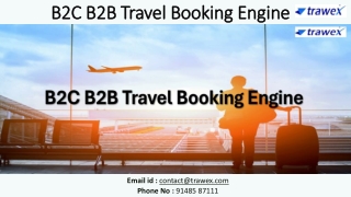 B2C B2B Travel Booking Engine