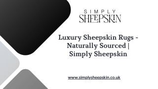 Luxurious Real Sheepskin Rugs – Large & Soft | Simply Sheepskin