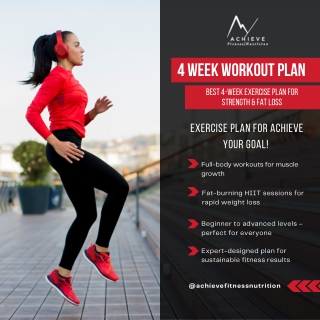 Best 4-Week Exercise Plan for Strength & Fat Loss