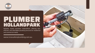 Plumber HollandPark – Reliable Service by Innovation Plumbing