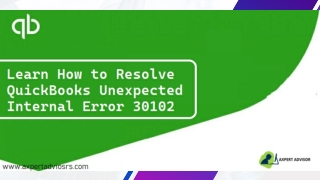 How to Troubleshoot QuickBooks Payroll Internal Error 30102