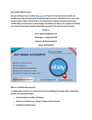 Buy verified eBay accounts (1)
