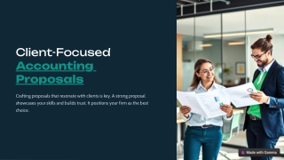 Client-Focused Accounting Proposals: A Step-by-Step Guide to Building Trust and