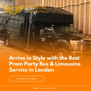 Arrive in Style with the Best Prom Party Bus & Limousine Service in London