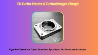 T6 Turbo Mount & Turbocharger Flange