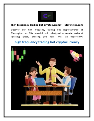 High Frequency Trading Bot Cryptocurrency  Mevengine.com