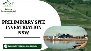 Preliminary Site Investigation NSW