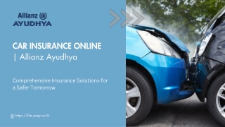 Car Insurance Online | Allianz Ayudhya Thailand