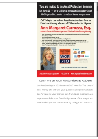 Finding The Best Estate Planning Lawyer and Attorney in Queens - The Law Offices of Ann-Margaret Carrozza