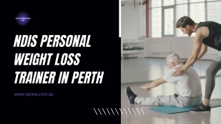 NDIS Personal Weight Loss Trainer in Perth