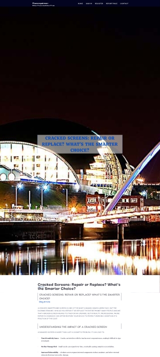 Cracked Screens Repair or Replace What’s the Smarter Choice