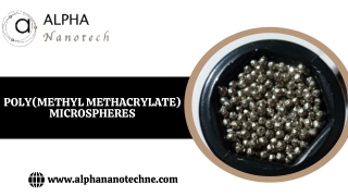 Poly(Methyl Methacrylate) Microspheres