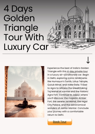 4 Days Golden Triangle Tour With Luxury Car