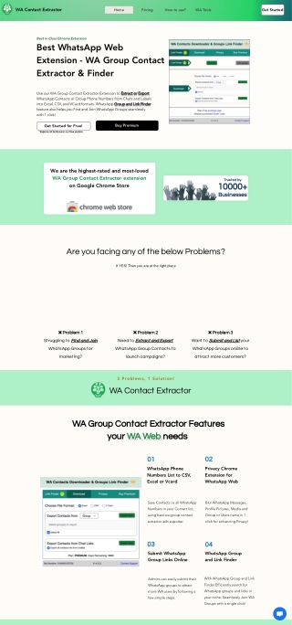 WhatsApp Contact Extractor - Easily Extract WhatsApp Contacts in Bulk